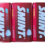 3 x SMINT Strawberry XXL Sugarfree with Vitamine C - Metal pack of 50 pieces