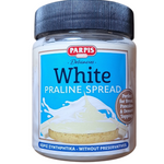 White Praline Spread perfect for Bread, Pancakes & dessert toppings Parpis – 1 Pack of 400g