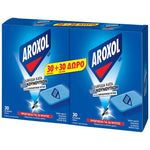Aroxol 60 x Refill Tablets for Electric Plug Mosquito Repellent Insect killer Bite (and Tiger mosquito) - Suitable for All Types of Plugs