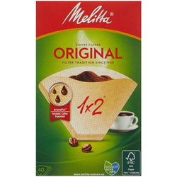Melitta Two Cup Coffee Filter Papers 1/2 , 40 x Papers