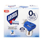 1 x Plug for both Mat and Liquid Refills Repellent with 0% Allergens & Perfume Pure & Strong + 1 x Liquid Refill for Mosquito, Flys, Insects, midges and Tiger Mosquito Bite / Replace for 30 nights