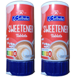 2 x Belbake Low Calorie Sweeteners Tablets 72g - 2 x Packs of 1200 Tablets