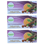 PARADOSIAKA Carob Praline with Hazelnut & Biscuite Choco Bar - 3 packs of 100g