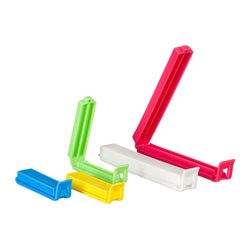 20 x Food Bag Storage Clip Air Tight Closure Fridge Sealing Multicolour 10x10cm + 10x6cm