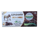 PARADOSIAKA Donkey Milk Chocolate Bar with Stevia Natural Sweet Gluten Free - 1 pack of 100g