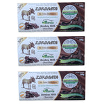 PARADOSIAKA Donkey Milk Chocolate Bar with Stevia Natural Sweet Gluten Free - 3 packs of 100g