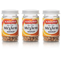 3 X Whole Mahlepi Seeds Mahleb KAOURIS Mahlep Traditional Spice for Pastry Baking 10g