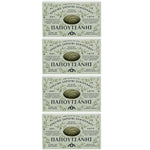 Green Pure Olive Oil Soap Greek Traditional "Papoutsanis" - Pack of 4 Soaps x 125g