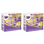 2 Packs x 4 Aromatic Lavender Scent Fragrance Sachets for Wardrobe Car Drawer