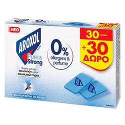 60 x Refill Mat Tablets Mosquito Repellent 0% Allergens & Perfume  - All type of Plug