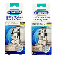 2 x Dr. Beckmann Coffee Machine Cleaning Tabs Unscent - 1 Pack of 6 Tablets - 0212