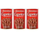 3 x Caprice Papadopoulou Classic Wafer Rolls with hazelnut & Cocoa Cream 250g