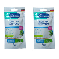2 x Dr. Beckmann Curtain Whitener Clean Intensively & Refresh 2416 - 80g for 2 washes