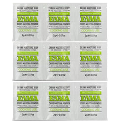 3 x ELMA ΕΛΜΑ Chios Natural Resin Mastic Mastiha Powder for Cooking Use with Maltodextrin - 3 sachets x 2g