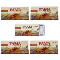 ELMA Sugar Free CINNAMON Greek Chewing Gum Natural Xios Resin Mastiha Oil - 5-Packs
