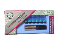 Friend Holder Cigarette Filter Holder Mini Normal Cigarettes Roll-up Reusable (Gold)