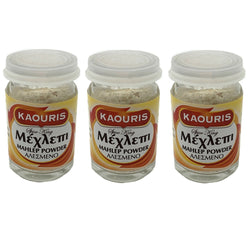 3 X Mahlepi Mahleb KAOURIS Mahlep Powder Traditional Spice for Pastry Baking 10g