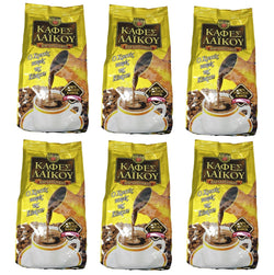6 x Coffee Ground Laikou Gold Cyprus Greece 200g - 6 Packs of 200g