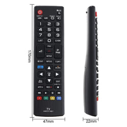 Remote Control Replacement LG. Compatible with LG TV DVR VCR Models - 0033