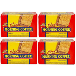 Frou Frou CHOCO Morning Coffee Chocolate Biscuit for Baking Cakes Pastries - 4 Packs of 100g