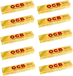 OCB ORGANIC Hemp King Size Slim Rolling Papers 7866 x 10 Booklets