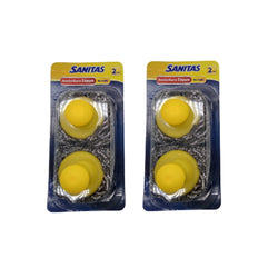 SANITAS stainless steel wire with handle 2 Packs of 2 pcs - 5385