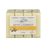 1 X Savon De Marseille La Cigale Orange Argan Flower Soap 2828 - Pack of 4 x 100g