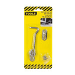 Doors Cabin Hook Eye Bolt Latch Security Lock Holder Handle Steel 10.5x3.5cm