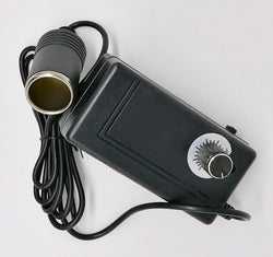 AC Adapter 3-Pin Plug-in Car Lighter with Variable Regulator for MOTOR Grill BBQ