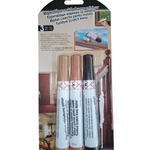 Furniture Scratch Marker in 3 different brown colour - Resistant, waterproof