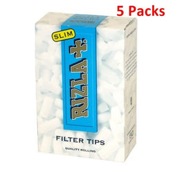 RIZLA Filter Tips Slim 6mm Cigarette Rolling Roll Ups - 5 Packs x 150 Filter
