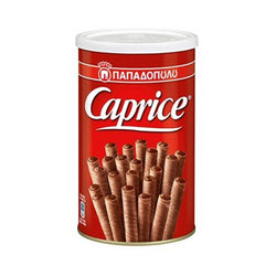 3 x Caprice Papadopoulou Classic Wafer Rolls with hazelnut & Cocoa Cream 250g