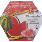 Traditional Cyprus/Greek Loukoumi Delight Sweets 300g- 1 x Box of Watermelon