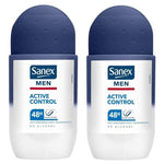 Sanex 50ml For Men Active Control Roll On Deodorant 3460 - Pack of 2 x 50ml