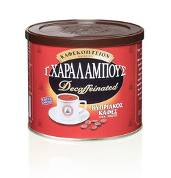 Coffee Charalambous Decaffeinated Cyprus Ground 100% Arabica - 1 Metal Teen 200g