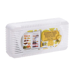 2 x Fridge Fresheners Lemon Deodoriser Refrigerator Odor Smell Cleaner Food Safe Fresh