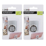 2 x Holder Stand Smartphone Mobile Phone Tablet with Ring 360º and 180º rotation