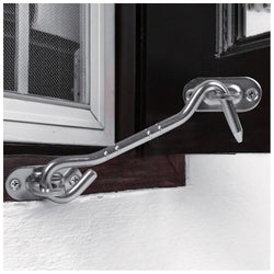 Doors Cabin Hook Eye Bolt Latch Security Lock Holder Handle Steel 10.5x3.5cm