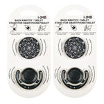 2 x Holder Stand Smartphone Mobile Phone Tablet Black Folding Expanding Car Clip