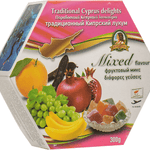 Traditional Cyprus/Greek Loukoumi Delight Sweet 300g- 1 x Box Mix Banana Flavour