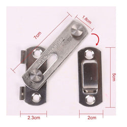 Doors Sliding Door Windows Latch Security Lock Handle Stainless Steel 7x1.8cm