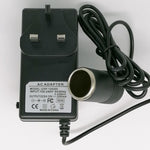 AC Adapter 3-Pin Plug-in Car Lighter with Variable Regulator for MOTOR Grill BBQ