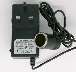 AC Adapter 3-Pin Plug-in Car Lighter with Variable Regulator for MOTOR Grill BBQ