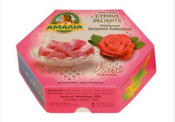 Die traditionellen Türkischen Honig 300 g/10,5 Unzen - 2 Boxen - Rose Aroma - Zypern Loukoumi