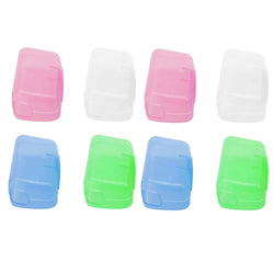 2 X Portable Plastic Toothbrush Head Covers for Protection & Clean 4-Pack