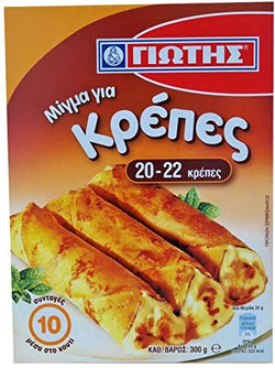 JOTIS Crepes Mix - 1 Pack of 300gr - Can Make Upto 20-22 Crepes