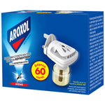 Aroxol 1 x Plug for Both Mat Tablets and Liquid Refills + 1 x Liquid Refill for Mosquito, Flys, Insects, midges Bite, Repellent Killer/Replace for 45 nights