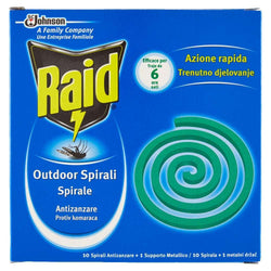 3 x Raid Anti Mosquito Repellent Coils 10 – Against Mosquitoes and Tiger Mosquitoes (3 Packs of 10 Coils)