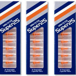SUPER 25 Mini Filters Disposable, Reusable for Cigarette Smoking - 3 Packs x 10-Filters each