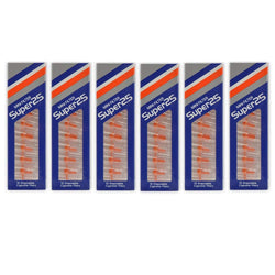 Super 25 Mini Filters Disposable, Reusable for Cigarette Smoking - 6 Packs x 10-Filters Each
